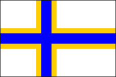 S hr ser den nya Sverigefinska flaggan ut.