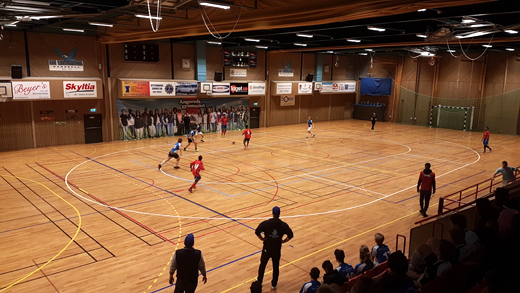 74 skolklasser spelar matcher i Angered arena. Foto: Catarina Jostus. 