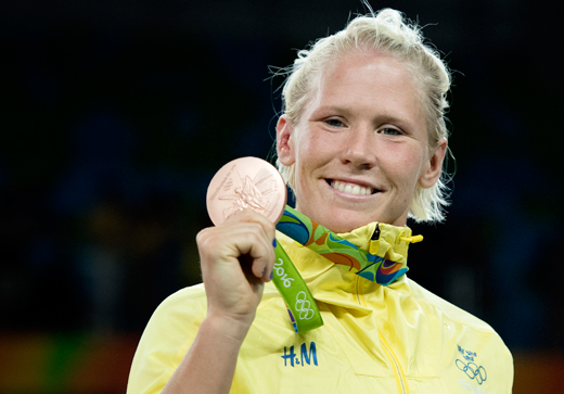Jenny Fransson brottade hem ett OS-brons i Rio de Janeiro. Nsta helg r hon p plats p Olympic days p Liseberg.
